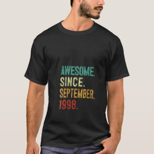 Camiseta Mulheres 25 Birthday Incrível Desde setembro de 19