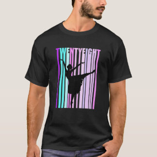 Camiseta Mulheres 28º aniversário de dança para mulheres