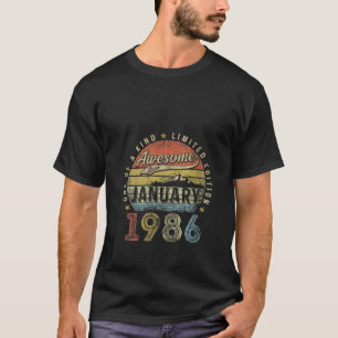 Camiseta Mulheres 37 De Aniversário Gift Incrível Desde 19 