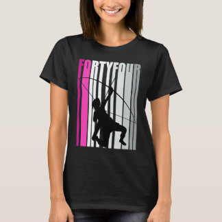 Camiseta Mulheres 44 Archery Aniversário Archer Rainha Arco