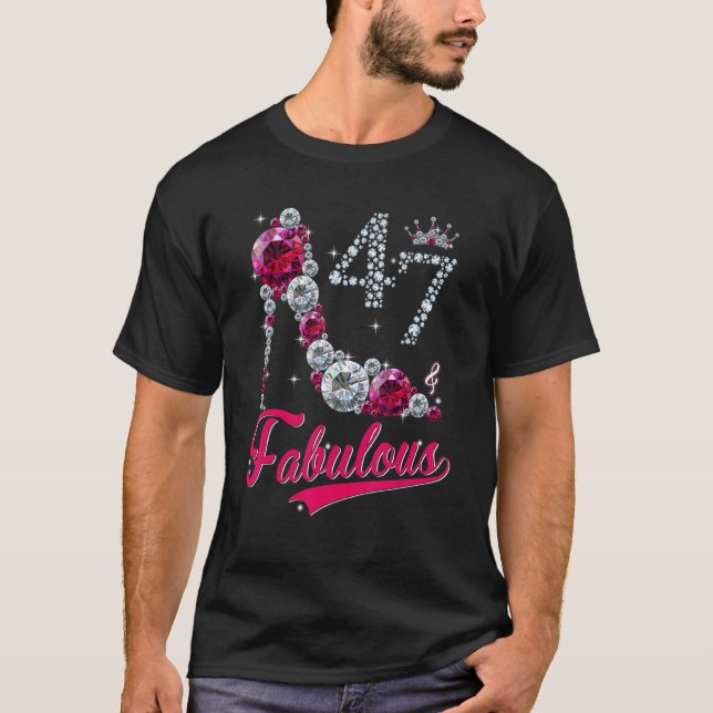 Camiseta Mulheres 47 E Fabulosos saltos altos Felizes 47º a (Frente)