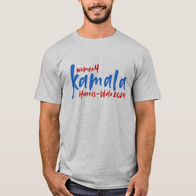 Camiseta Mulheres 4 KAMALA (maior) (Frente)