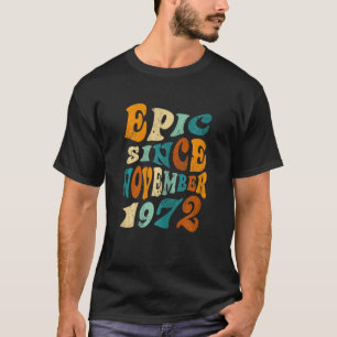 Camiseta Mulheres 50 Epic De Aniversário Desde Novembro De