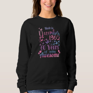 Camiseta Mulheres 60º Aniversário Dezembro 1962 Para Mulher