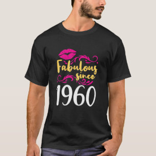 Camiseta Mulheres 60.º Aniversário Doce Lábios Dotados M