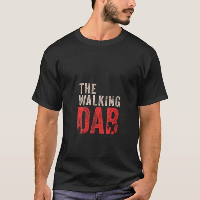 Camiseta Mulheres A Caminhar Zombie Halloween Horror Tri (Frente)