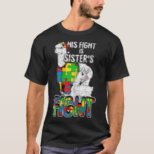 Camiseta Mulheres A Luta É A Minha Luta Contra O Autismo