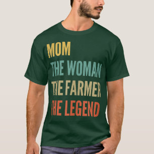 Camiseta Mulheres A Mãe A Mulher O Agricultor A Lenda