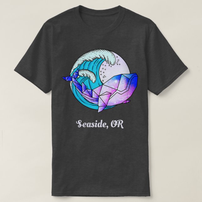 Camiseta Mulheres À Margem OU Pintura Geométrica Japonesa O (Frente do Design)