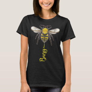 Camiseta Mulheres Abelhas Ocupadas por Beekeepers, Bee Ladi
