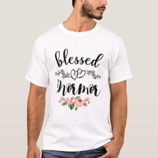 Camiseta Mulheres Abençoadas Mais Bonitas Flores Mais Bonit