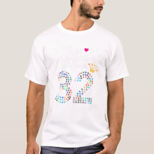 Camiseta Mulheres abençoadas por Deus por 32 anos 32º anive