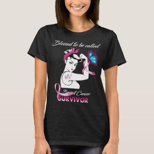 Camiseta mulheres abençoadas por serem chamadas de sobreviv