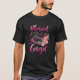 Camiseta Mulheres Abençoadas Por Serem Chamadas Gaga Floral
