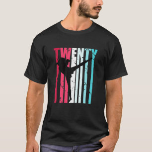Camiseta Mulheres Adolescentes Kickboxe 20 Birthday Kickbox