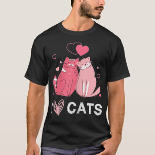 Camiseta Mulheres Adoram Gatinhos Gatinhos Roupa