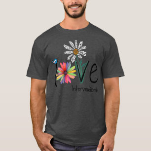 Camiseta Mulheres Adoram Intervencionista da Flor Daisy