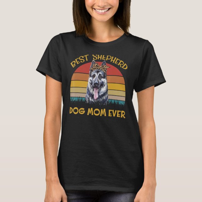 Camiseta Mulheres Adoráveis Cachorro Porreiro Melhor Cachor (Frente)