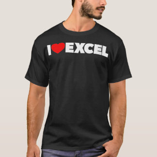 Camiseta Mulheres Adoro Excel Excel VNeck