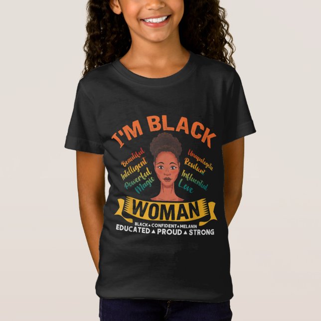 Camiseta Mulheres Africanas - Americana BHM - História Negr (Frente)