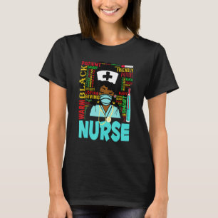 Camiseta Mulheres Africanas Americanas Enfermeiras Negras H