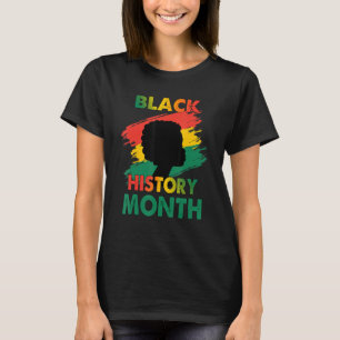 Camiseta Mulheres Africanas do Mês da História Negra Crianç