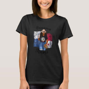 Camiseta Mulheres Africanas Panamá Mami ama Cafeína Café