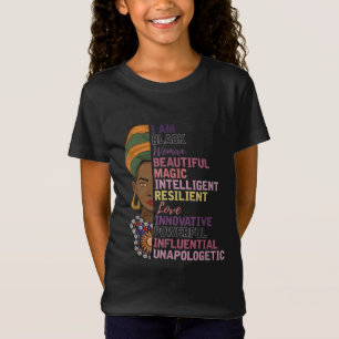 Camiseta Mulheres Africanas Presentes Eu Sou Uma Mulher Neg