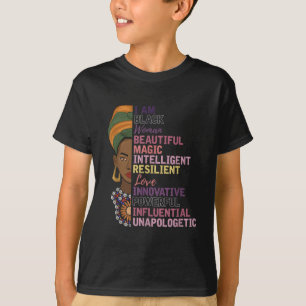Camiseta Mulheres Africanas Presentes Eu Sou Uma Mulher Neg