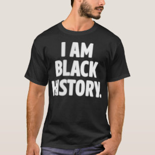 Camiseta Mulheres Africano-Americano História Negra para Ho