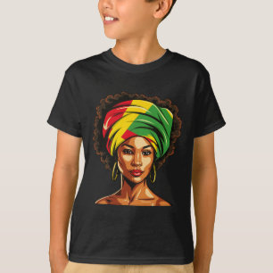 Camiseta Mulheres Afro-Americanas Menina Mês da História Ne