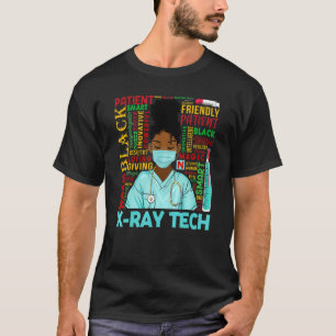 Camiseta Mulheres Afro-Americanas Negras X Ray Tech Black H