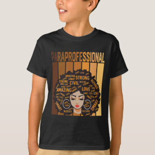 Camiseta Mulheres Afro-Americanas Paraprofissionais Históri