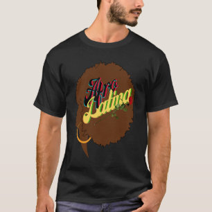 Camiseta Mulheres afro latinas latinas AF empoderadas e uni