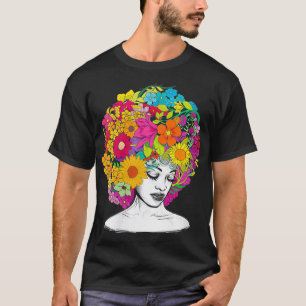 Camiseta Mulheres Afro-Mulheres Negra Rainha Africana