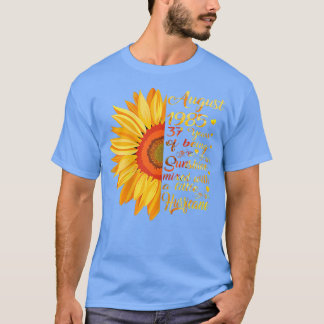 Camiseta Mulheres Agosto Meninas 1985 Aniversário Presente 