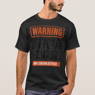 Camiseta Mulheres Alertam Adolescente Oficial Engraçado Gar