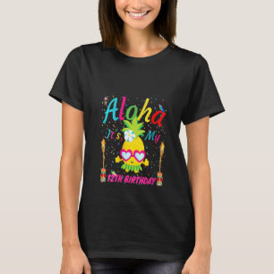 Camiseta Mulheres Aloha É o meu 12 Birthday Hawaii Girls Su