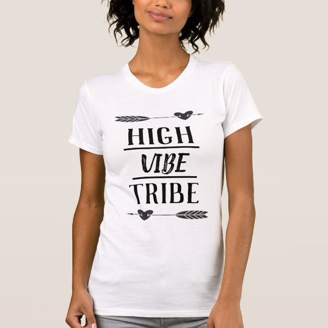 Camiseta Mulheres altas do tribo da impressão (Frente)