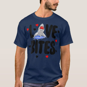 Camiseta Mulheres amam picadas de tubarão mulheres altas Va