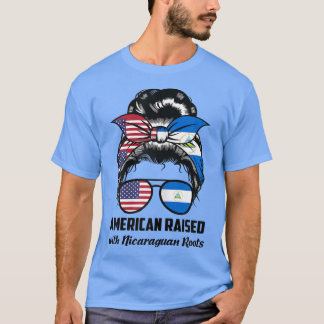 Camiseta Mulheres americanas criadas com raízes nicaraguens