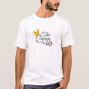 Camiseta Mulheres aniversário de 40 anos de presentes Ideia