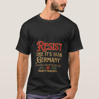 Camiseta Mulheres Anti-Fascismo Resistem Como Sua Alemanha
