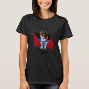 Camiseta Mulheres Antiguan Aries Queen Afro African Zodiac 