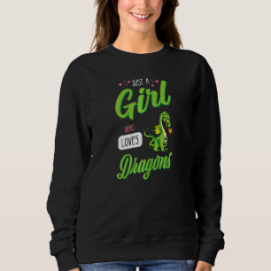 Camiseta Mulheres Apenas Uma Menina Que Adora Dragões Eu Du