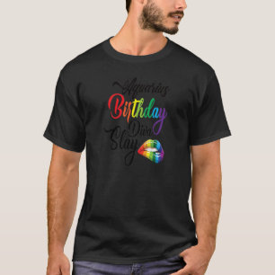 Camiseta Mulheres Aquarius Rainha Marcha Rainha Marcha Garo