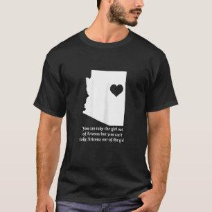 Camiseta Mulheres Arizonas Mapeiam Orgulho Cardíaco de Phoe