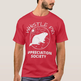 Camiseta Mulheres Assobiando Groundhog da Sociedade de Apre