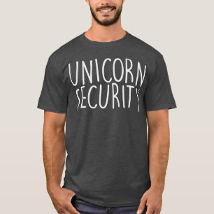 Camiseta Mulheres assustadas assustam a segurança do unicór