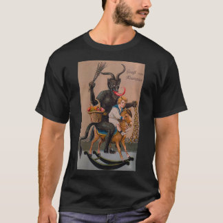 Camiseta Mulheres assustadoras Gruss Vom Krampus Demon Nata